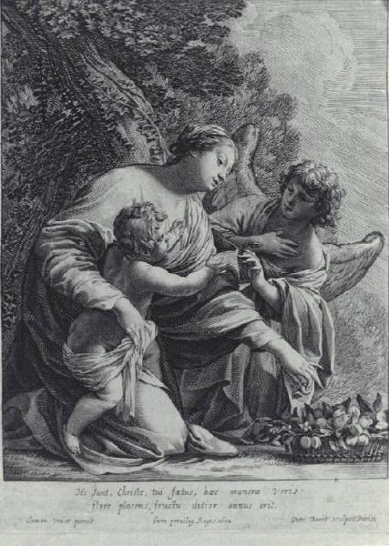 Madonna con Gesù Bambino e un angelo
