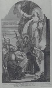 Madonna Immacolata adorata dai Santi Ignazio, Francesco Saverio, Francesco Borgia, Luigi e Stanislao dell'Ordine Domenicano