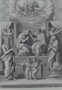 Madonna incoronata da Gesù Cristo alla presenza dei Santi Giovanni Battista e Gerolamo