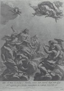 Sant' Eustachio e la sua famiglia ricevuti in cielo