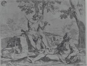 Mercurio ascolta Argo suonare il flauto