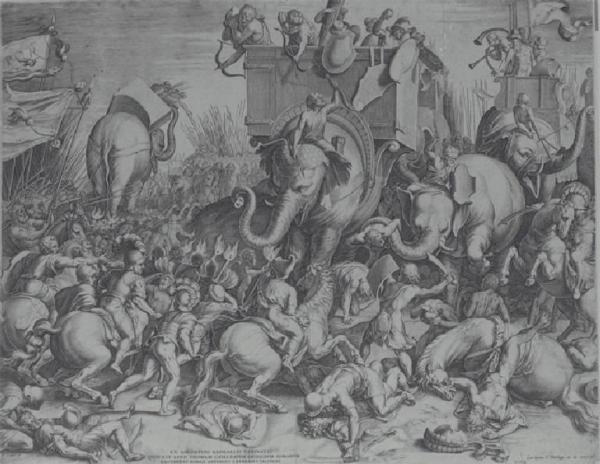 Battaglia fra i soldati di Annibale e di Scipione a Zama