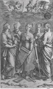 Santa Cecilia, Santa Maria Maddalena e due altri Santi