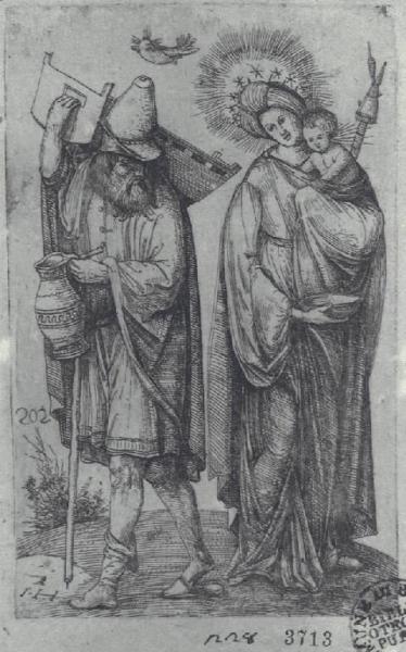 Madonna con Gesù Bambino e San Giuseppe recante la culla