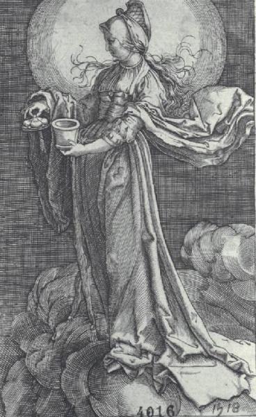 Maria Maddalena su una nuvola