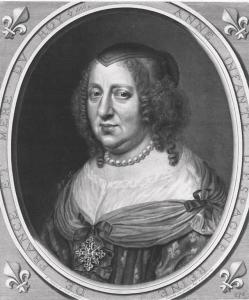 ANNE INFANTE D'ESPAGNE REINE DE FRANCE ET MERE DV ROY. 1666.