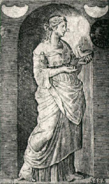 Apollo Minerva le Muse e altre cinque figure