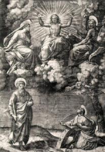 Gesù Cristo in gloria tra la Madonna, San Giovanni Battista, San Paolo e Santa Caterina di Alessandria