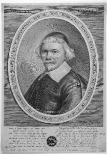 ROBERTUS IUNIUS, ROTT' BEROEPEN NA INDIEN IN 7 JAAR 1628. PREDIKANT OP FORMOSA 14 TOT DELFT 9 NU T'AMSTERDAM. OUD. 48