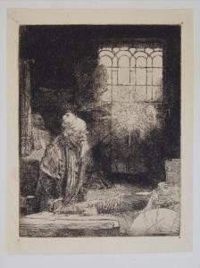 Faust o l'alchimista nel suo studio