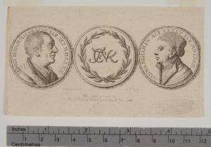 Ritratti in tre medaglie di Hans Sebald Beham e di sua moglie