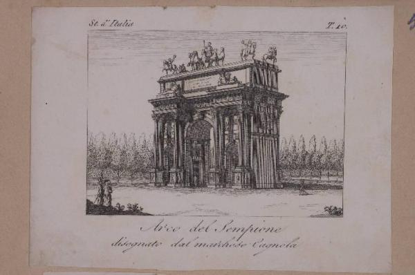 Arco del Sempione disegnato dal marchese Cagnola