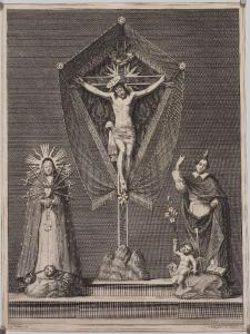 Cristo crocifisso con la Madonna dei Sette Dolori e San Vincenzo Ferreri