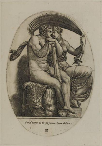 Ercole e una donna seduti