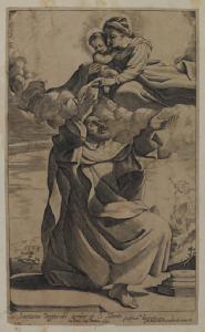 Madonna del Carmine che offre uno scapolare a Sant'Alberto