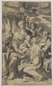 Madonna con Bambino adorati da S. Margherita, S. Benedetto e S. Girolamo