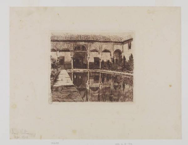 Un cortile dell'Alhambra
