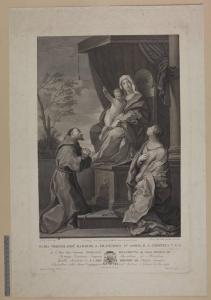Maria Vergine, Gesù Bambino, S. Francesco d'Assisi, e S. Cristina V.E.M.