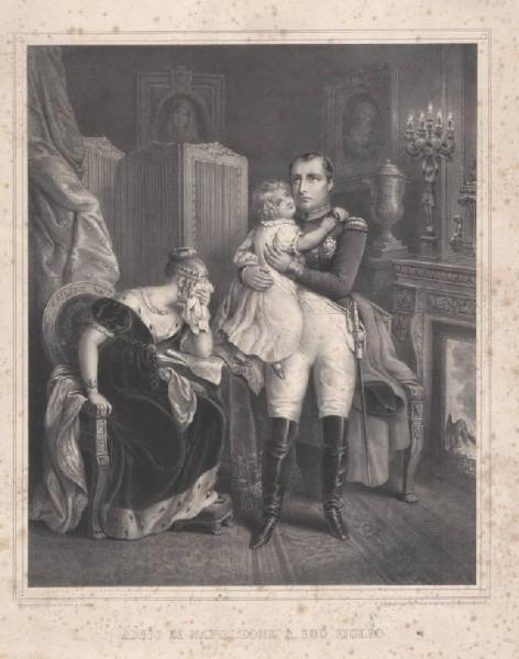 Addio di Napolene a suo figlio