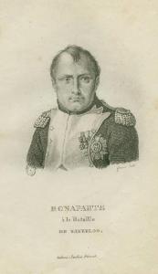 Bonaparte à la Bataille de Waterloo