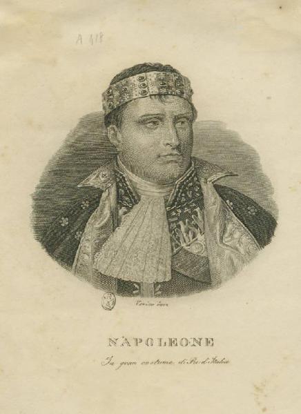 Napoleone in gran costume di Re d'Italia