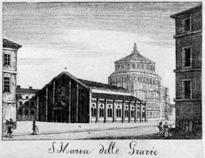 Milano. Chiesa di Santa Maria delle Grazie