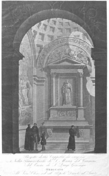 Milano. Cappella di San Luigi Gonzaga nella Chiesa di Santa Maria del Carmine