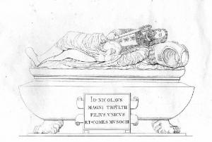 Milano. Tomba di Nicola Trivulzio nella Chiesa di San Nazzaro
