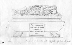 Milano. Tomba di Paola Gonzaga nella Chiesa di San Nazzaro