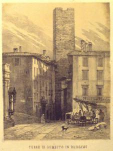 Bergamo. Torre del Gombito