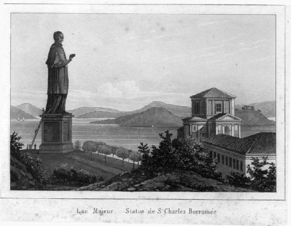 Arona. Statua di San Carlo Borromeo