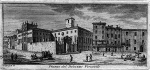 Brescia. Piazza del Palazzo Vescovile
