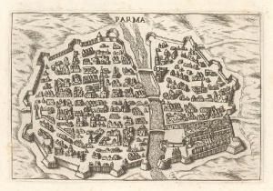 Parma. Pianta prospettica