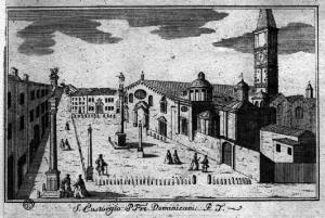 Padova. Piazza dei Signori e Palazzo del Capitanio