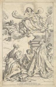 Madonna in gloria e i SS. Petronio e Alò