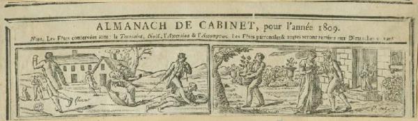 Almanach de Cabinet, pour l'année 1809 (Inverno, Primavera)