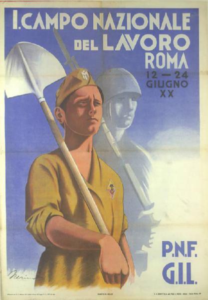 1° campo nazionale del lavoro - Roma, 12-24 giugno 1942