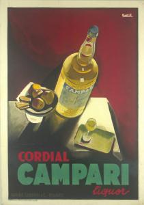 Cordial Campari liquor