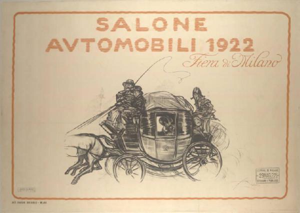 Salone Automobili - Fiera di Milano, 1922