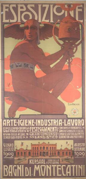Esposizione Arte, Igiene, Industria, Lavoro, Bagni di Montecatini 1909