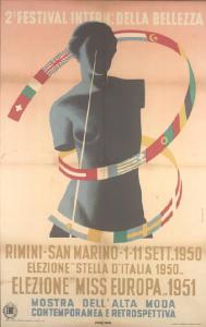2° Festival Intern. della Bellezza. Rimini-San Marino 1-11 Sstt. 1950