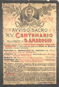 XV° centenario della morte di S. Ambrogio