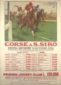 Corse a S. Siro, 1924