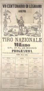 VII Centenario di Legnano - Tiro Nazionale in Milano, 1876