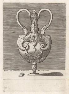 Differenti vasi disegnati dall'antico