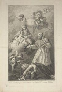 San Francesco di Sales, la Vergine e la Trinità