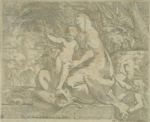 Maria con il Bambino che schiaccia il drago