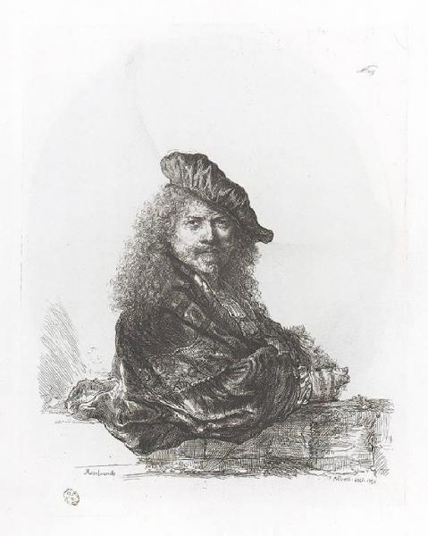 Autoritratto di Rembrandt "alla Castiglione"