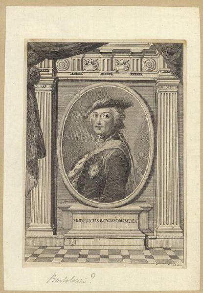 Ritratto di Federico II, re di Prussia