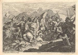 Combattimento di cavalleria e di fanti